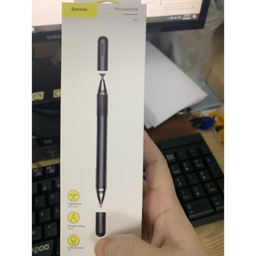 Bút Cảm Ứng Điện Dung 2 Trong 1 Baseus Golden Cudgel Capacitive Stylus Pen Cho Smartphone / Tablet/ iPad