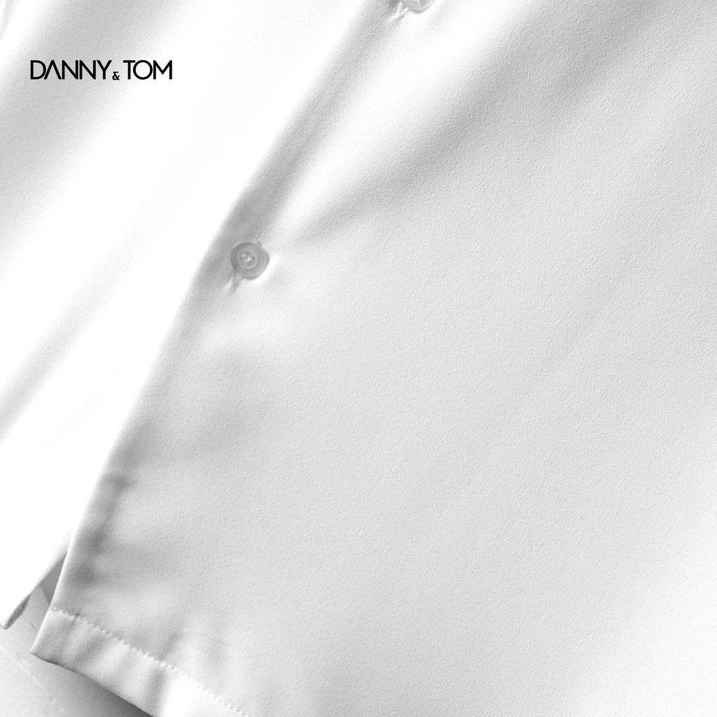 Áo sơ mi tay ngắn trơn DANNYTOM Vải lụa Chống nhăn, Thoáng mát Form Regular Chuẩn xịn, Trẻ trung - Năng động DN12 | BigBuy360 - bigbuy360.vn