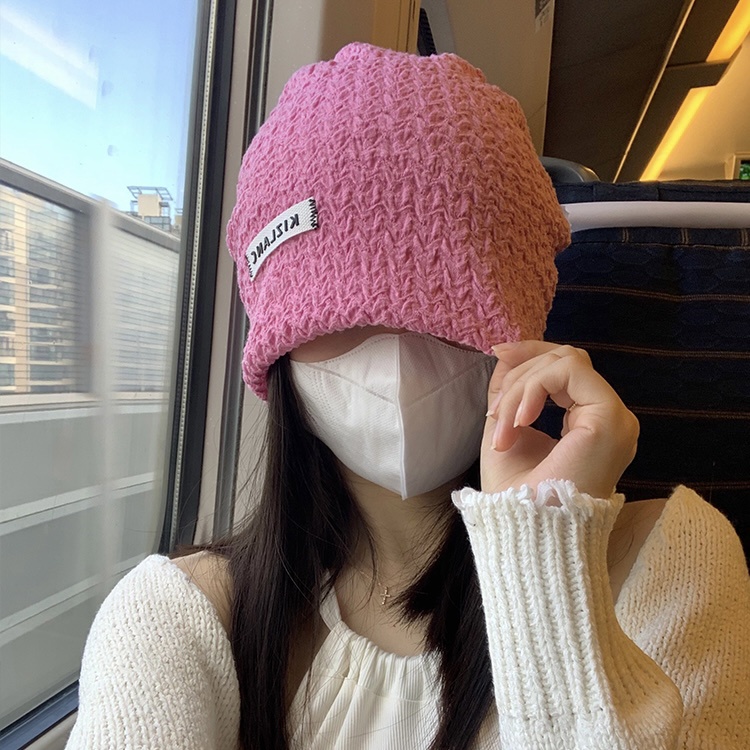 Mũ MG STUDIO vải cotton thiết kế gấp nếp