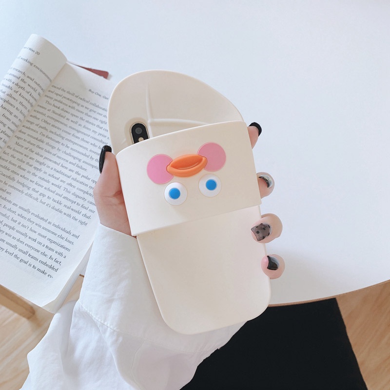 Ốp điện thoại silicon hình chiếc dép thích hợp dễ thương cho Iphone 13 12 11 Pro Max Xr Xs Max 7 8 Plus