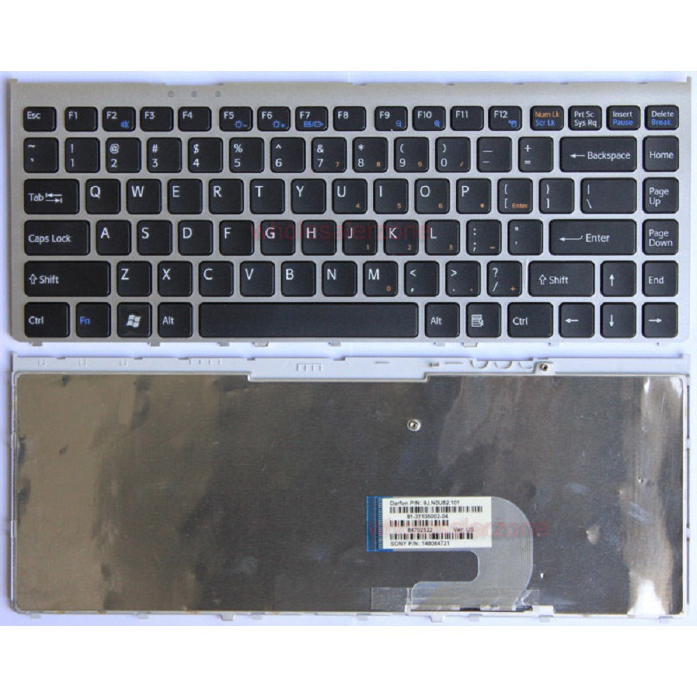 (KEYBOARD) BÀN PHÍM LAPTOP SONY FW dùng cho VGN-FW