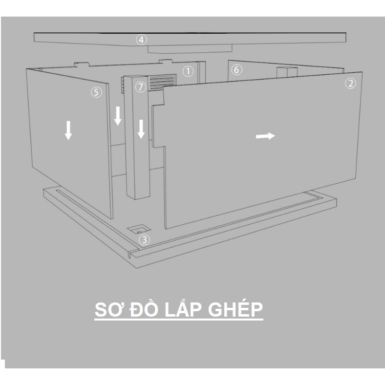 Gara xe mô hình ô tô tỉ lệ 1:24 loại 2 xe có đèn chiếu sáng bằng gỗ