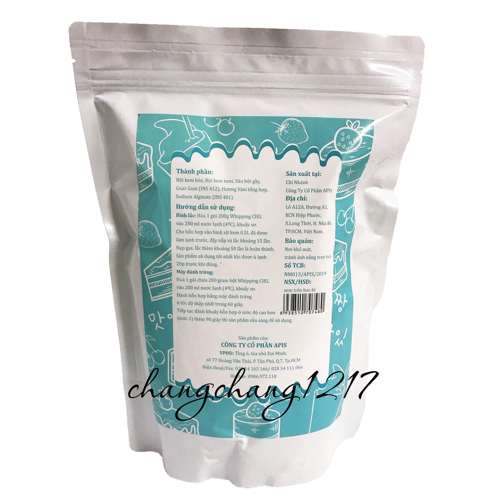 Bột Whipping Cream Ciel Gói 1kg