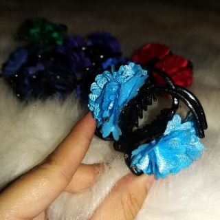 Kẹp gắp tóc hoa vải 001