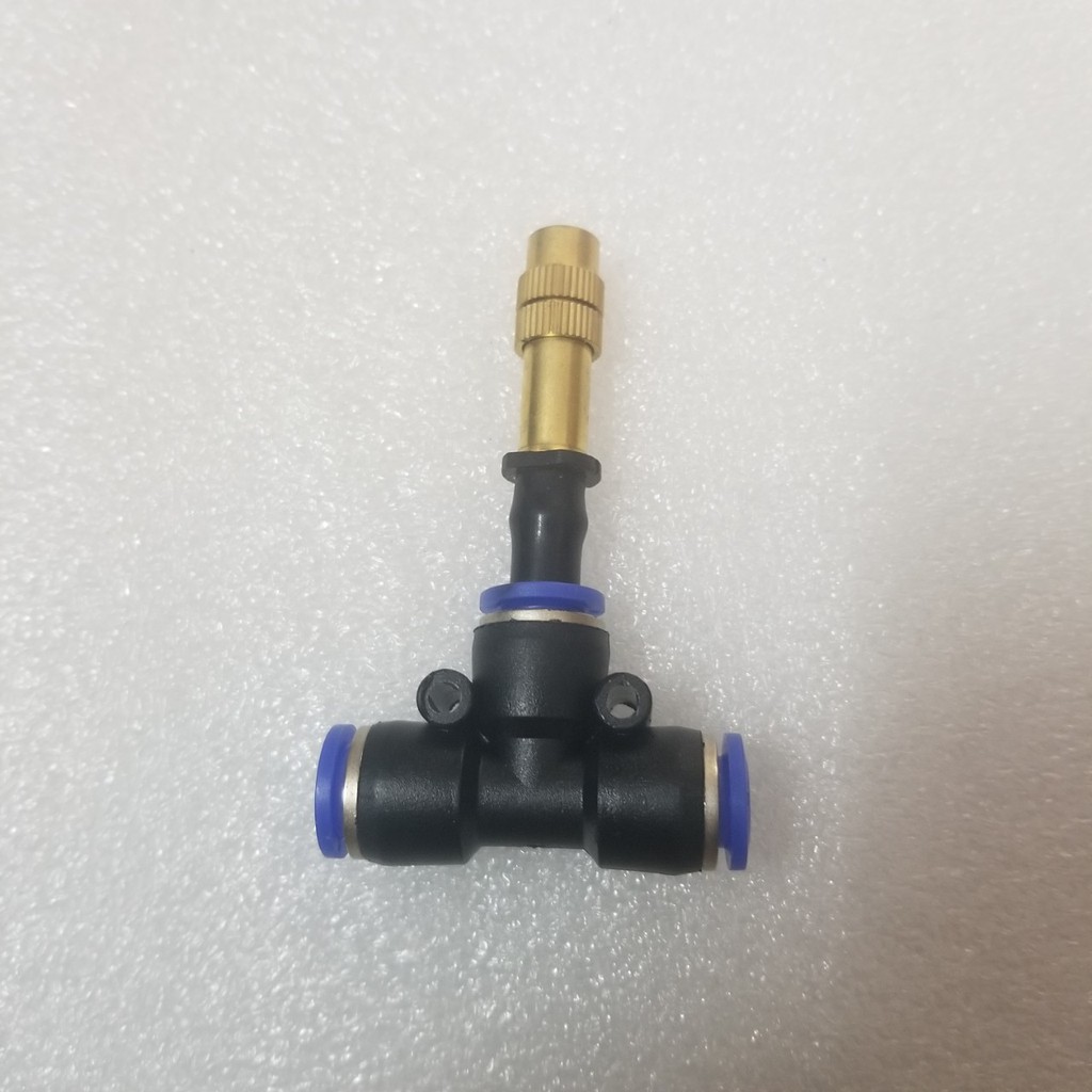 Béc phun sương 1 hướng tưới lan bằng đồng– kèm nối nhanh chữ T ϕ 8mm