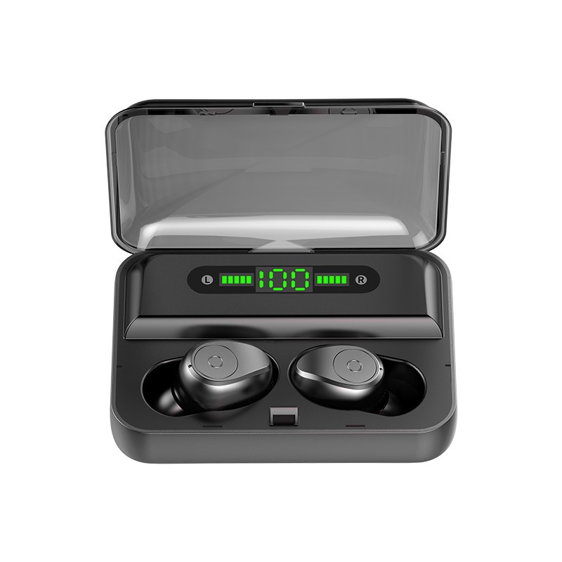 Tai nghe Nhét tai True Wireless không dây Bluetooth TWS v5.0 Amoi F9 Cảm ứng vân tay Nút bấm Bản quốc tế - Group F9