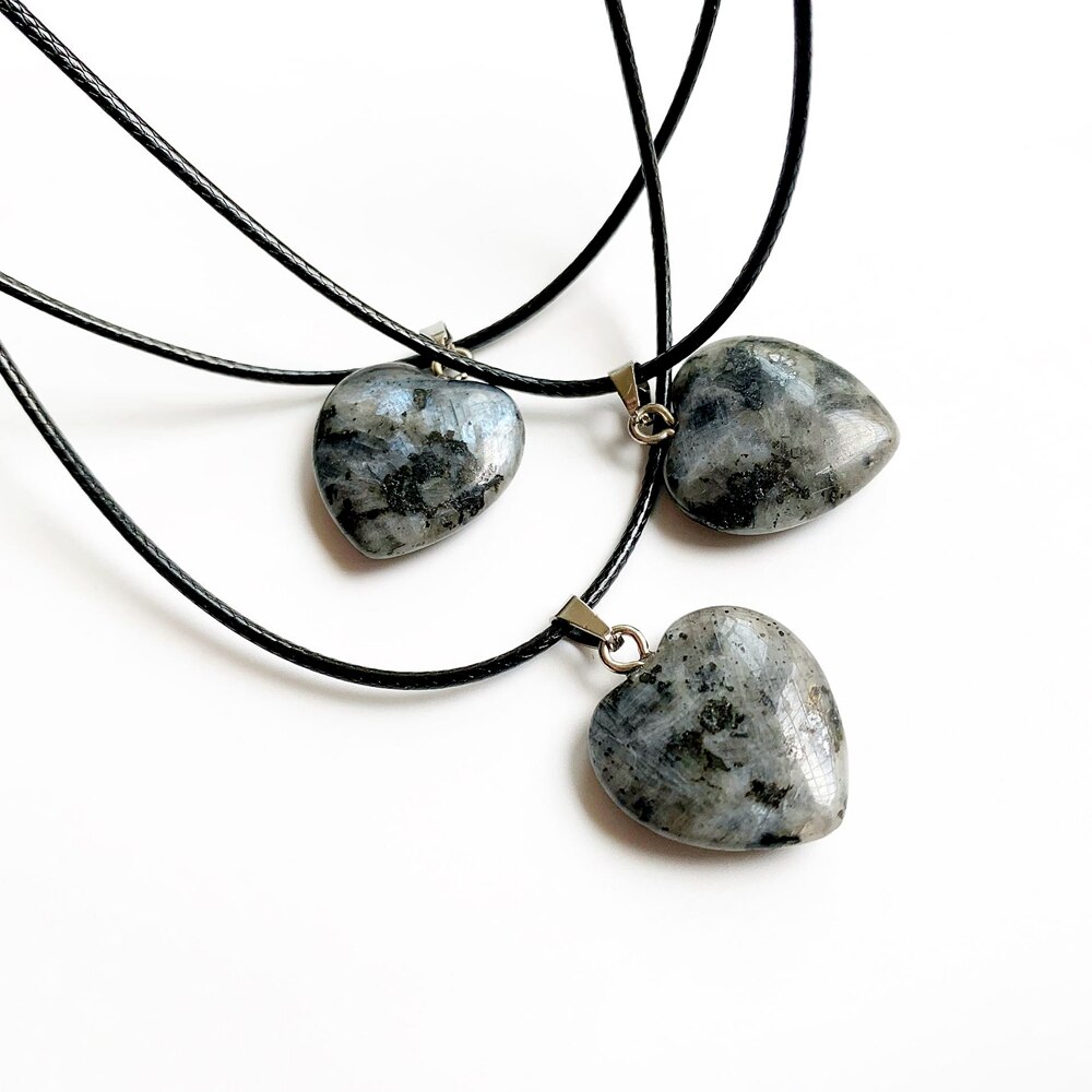 1 Vòng cổ Đá Pha Lê labradorite Tự Nhiên Màu Đen Có Thể Điều Chỉnh Kích Thước
