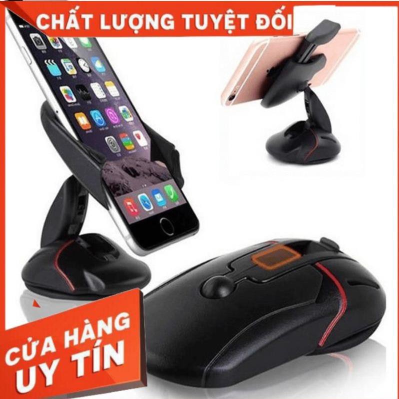 Giá đỡ điện thoại hình chuột máy tính đa năng cho làm việc và trên xe ô tô