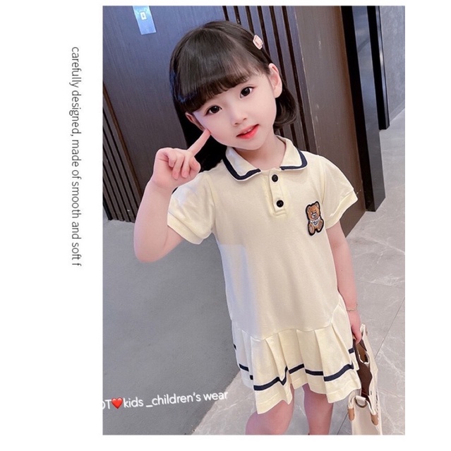 V7953 [1-6 tuổi] Váy bé gái từ 10-18kg