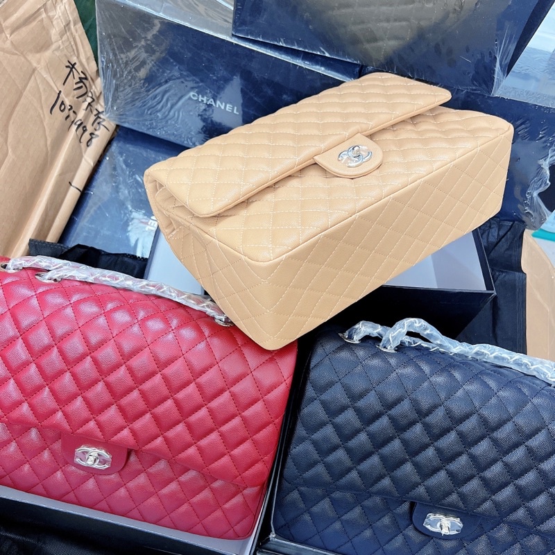 Túi classic da hạt thanh lịch size 33cm đựng được cả thế giới