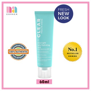 Kem dưỡng da chống nắng dành cho da mụn SPF30 Paula's Choice Clear Ultra-Light Daily Fluid SPF30 15ml/60ml