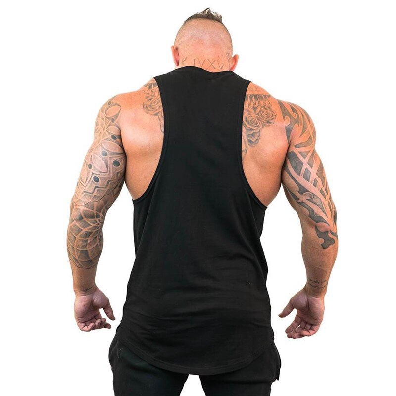 Workout Gym Tank Top Mens Clothing Bodybuilding Muscle Sleeveless Singlets Fashion Man shirt Mesh Fitness Training Running Vests