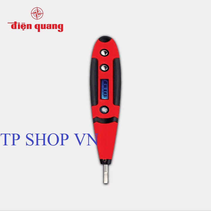 Bút thử điện Điện Quang ĐQ ETP01 RB ( hiển thị LCD, đỏ đen )