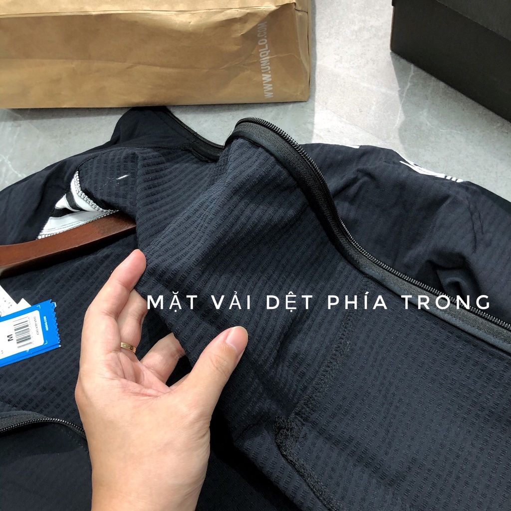 Bộ thể thao nam thu đông kéo khóa 3 sọc cao cấp bigsize xuất khẩu 1 lớp BSU - 003 - 01012