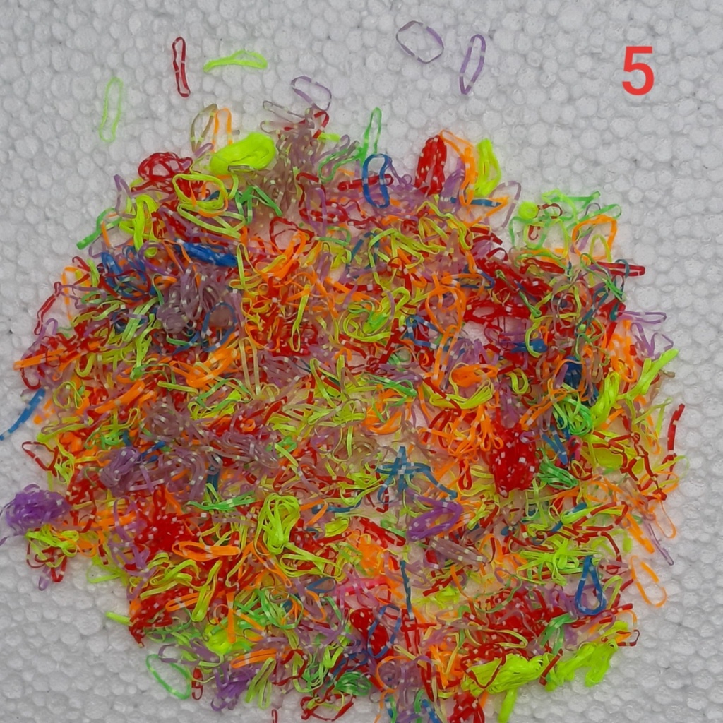 Túi 50g thun (chun) cột tóc Màu số 03)