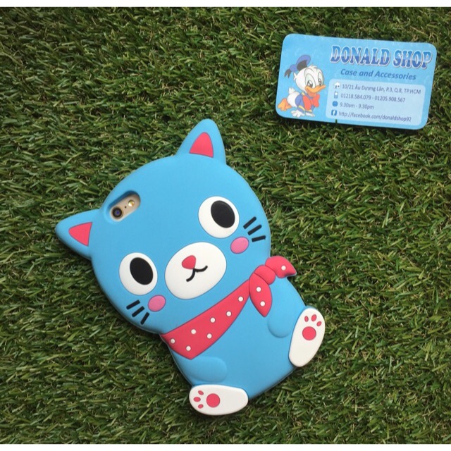 Ốp iphone 6 / 6s silicon dẻo mèo cute