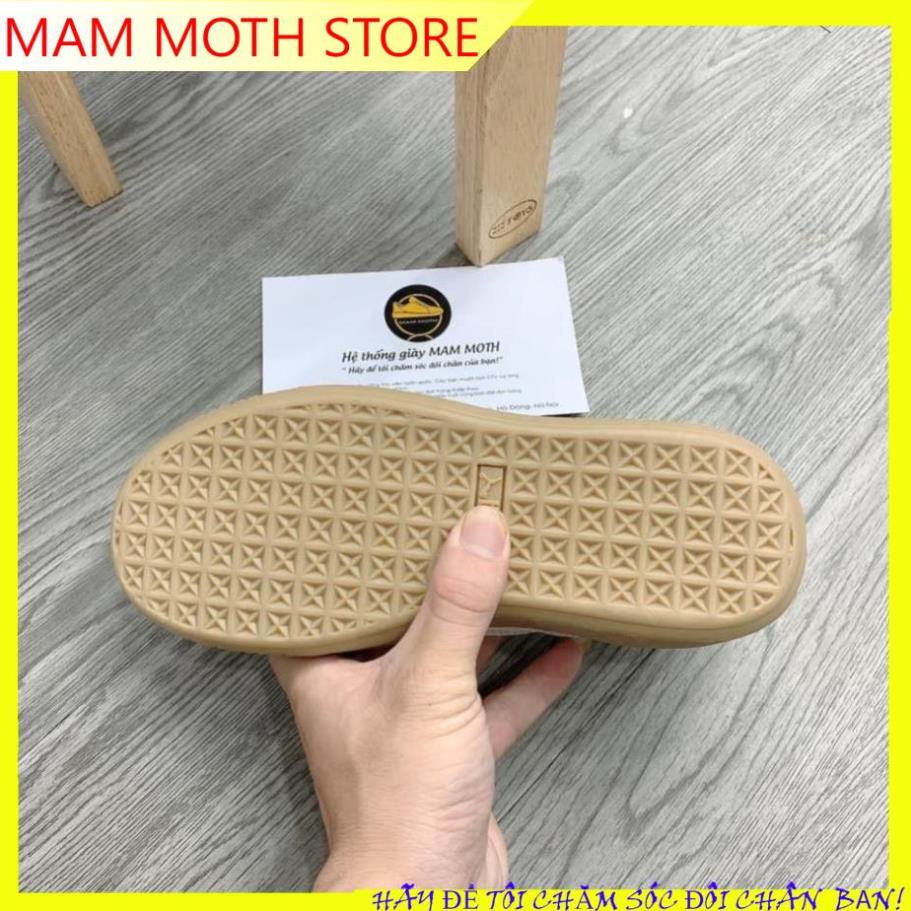 Giày PM đế nâu hàng cao cấp ban trung vip full size full phụ kiện MAM MOTH