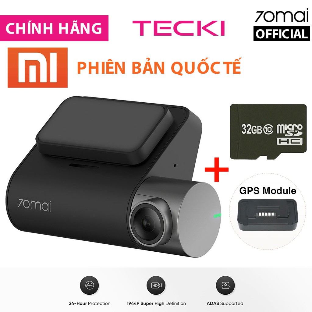 [Bản Quốc Tế] Camera hành trình Xiaomi 70mai Pro - Camera hành trình ô tô 70mai Dash Cam Pro