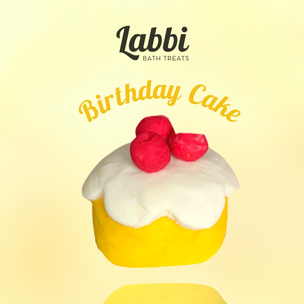 Bánh siêu tạo bọt bồn tắm BIRTHDAY CAKE [Labbi] Bubble Bar