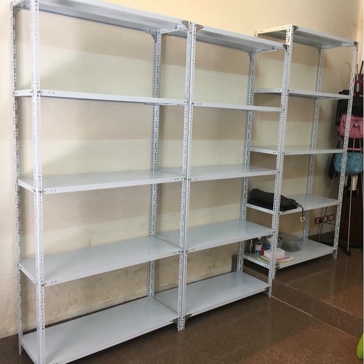 Kệ sắt v lỗ đa năng: C2mx D1.2mx R30x 5 sàn