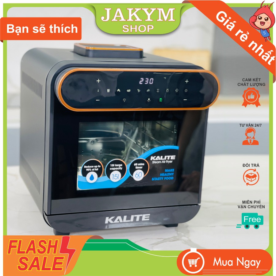 Kalite Steam Pro nồi chiên không dầu kiêm chức năng Hấp