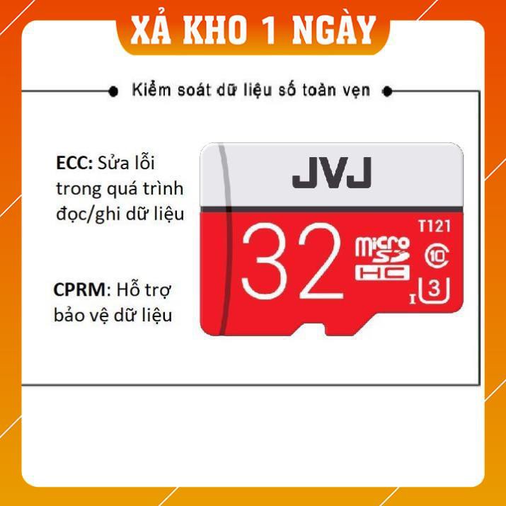 [GIÁ SỐC] Thẻ nhớ 16/32/64/128 Gb JVJ Pro U3 Class 10 – chuyên dụng cho CAMERA tốc độ cao - Bh 5 năm | BigBuy360 - bigbuy360.vn