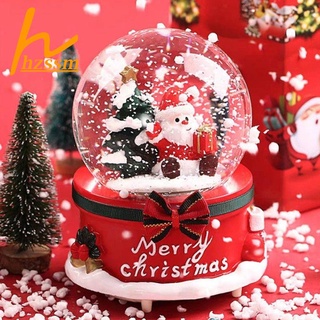 Quả cầu pha lê phát nhạc hình ông già Noel