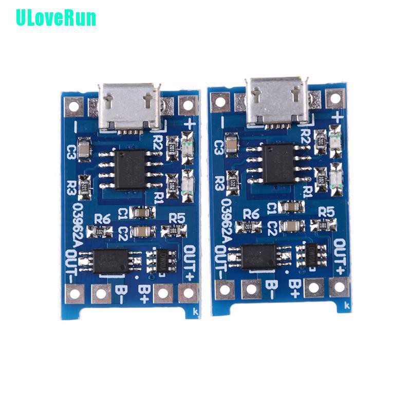 Bộ 2 Pin Sạc Lithium 5V Micro USB 1A 18650 Chất Lượng Cao