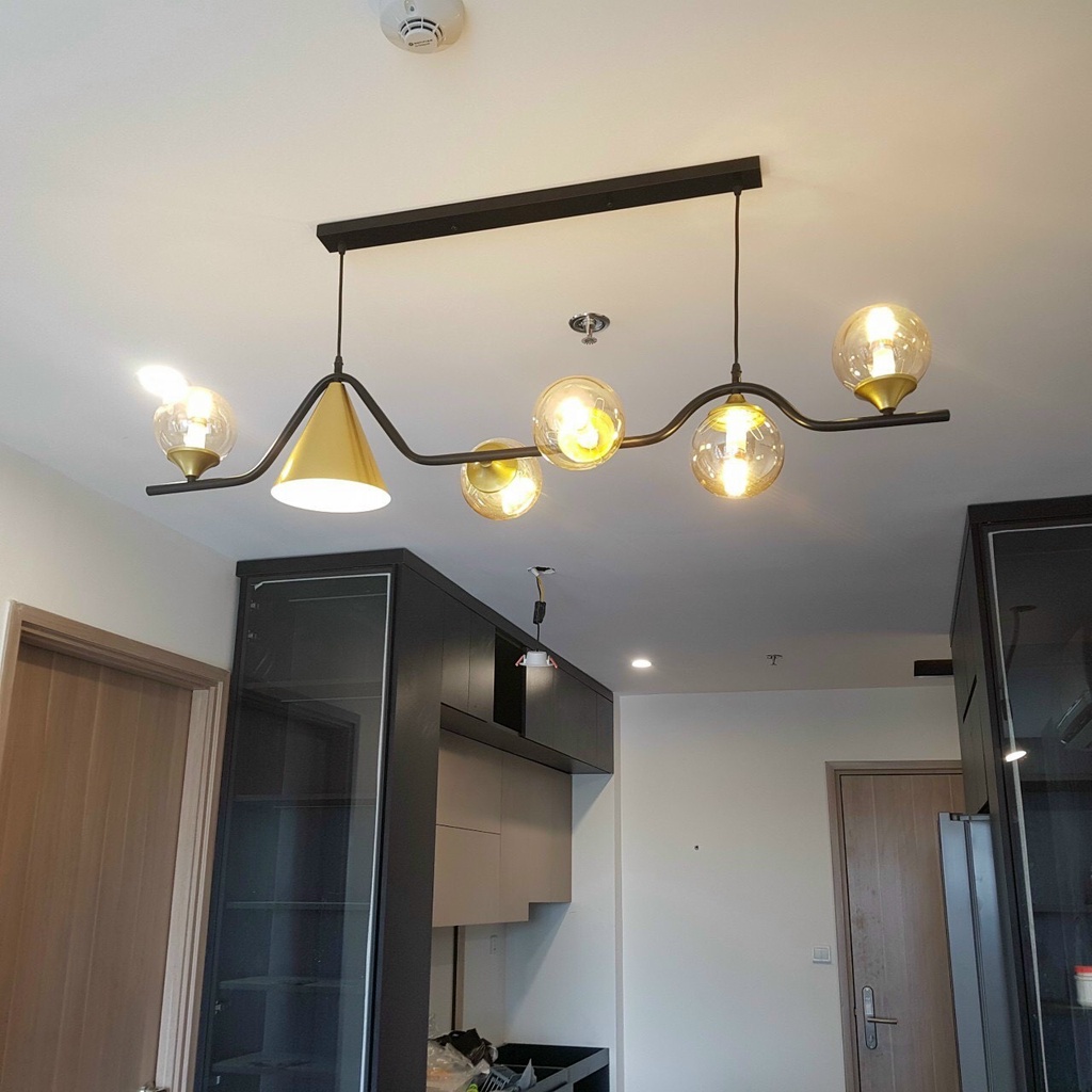 Đèn Trang Trí Nội Thất Kim Cương- Diamon - Tặng kèm bóng led Edison cao cấp