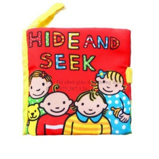 Sách vải Hide and seek đồ chơi giáo dục