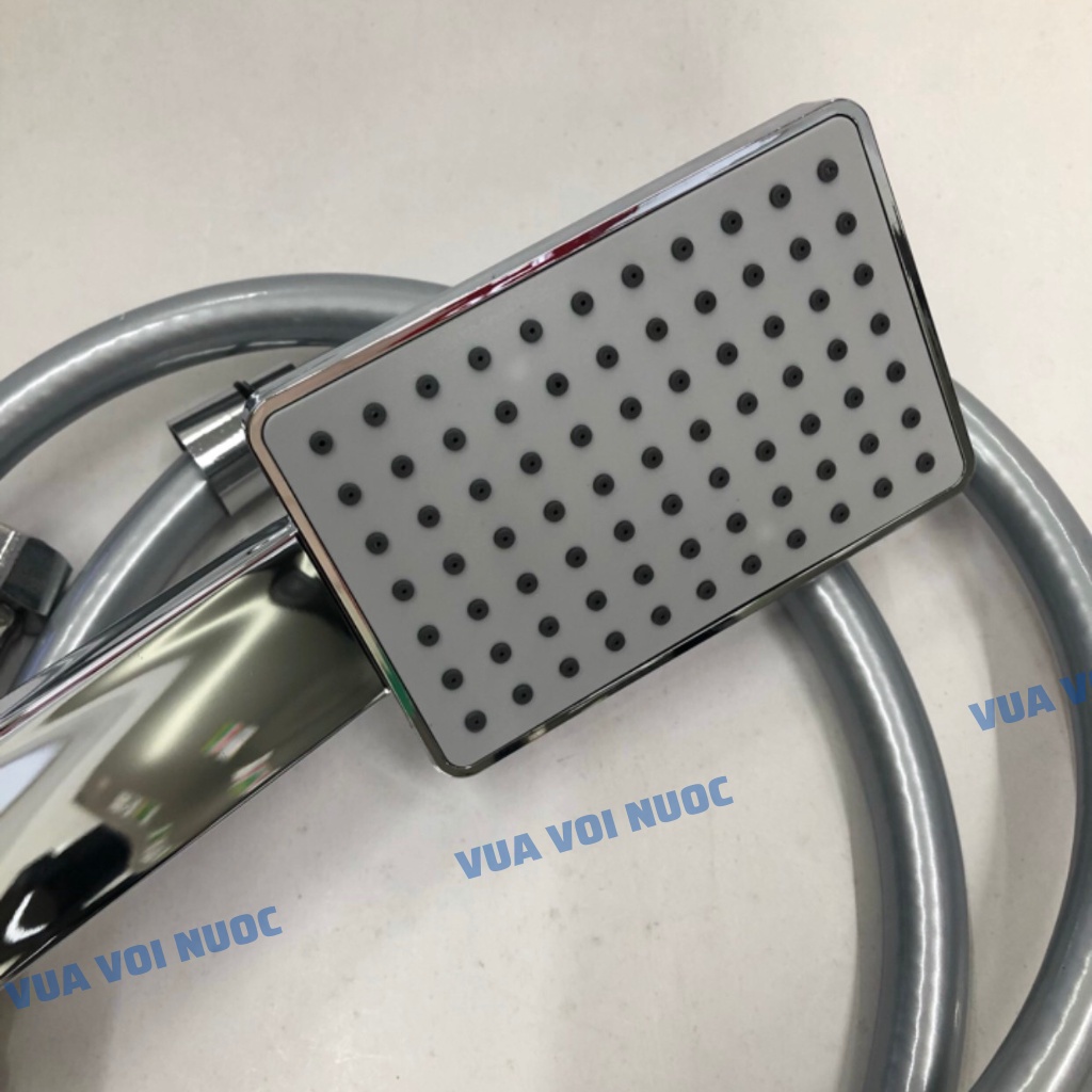 Vòi hoa sen tăng áp massage mặt hình vuông VVN127