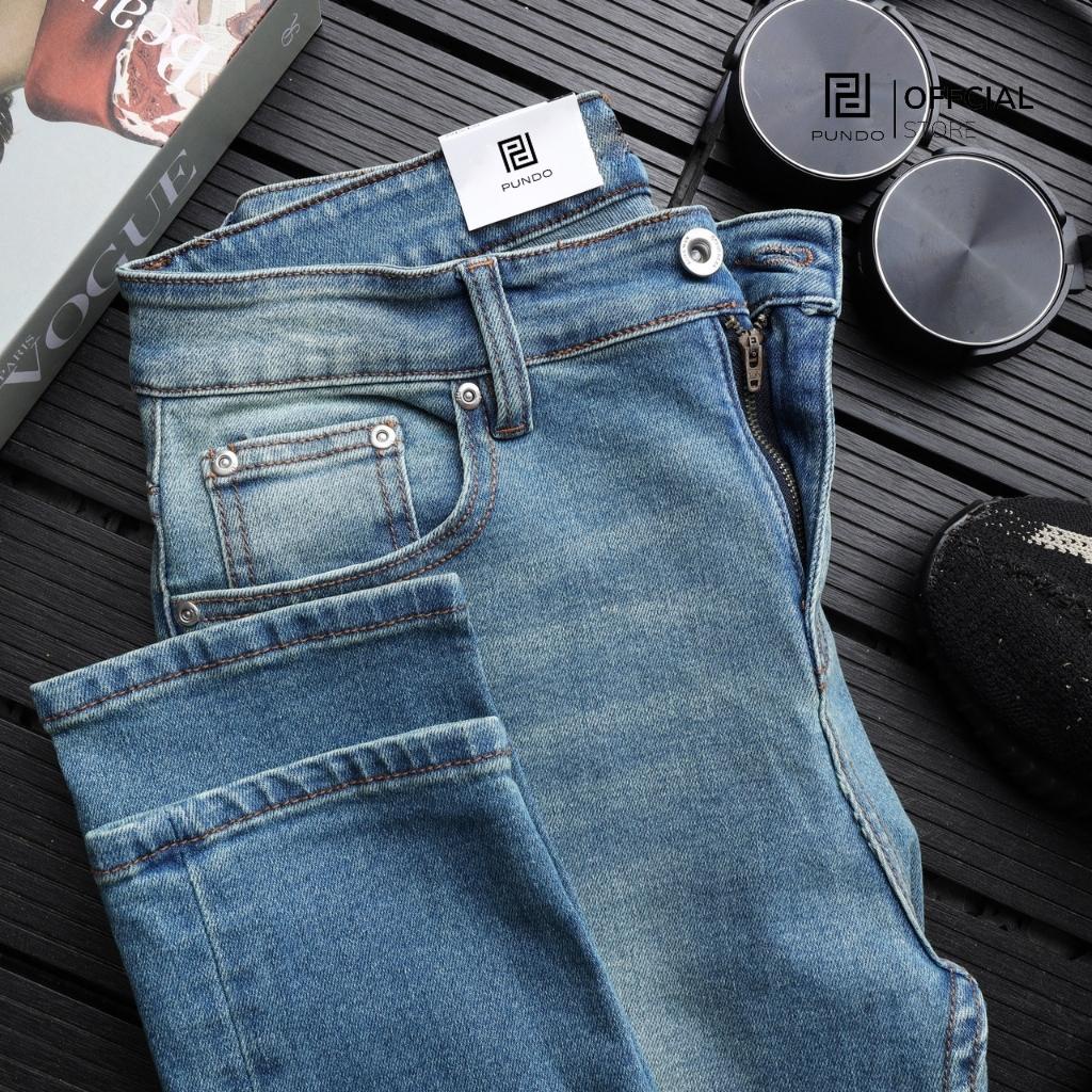 Quần jean dài nam , màu basic , chất cotton jean cao cấp , dễ phối PUNDO QJPD02