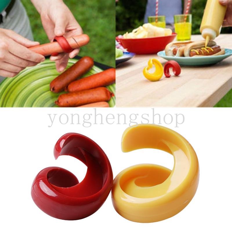 Set 2 Dụng Cụ Cắt Xúc Xích Xoắn Ốc Tiện Lợi
