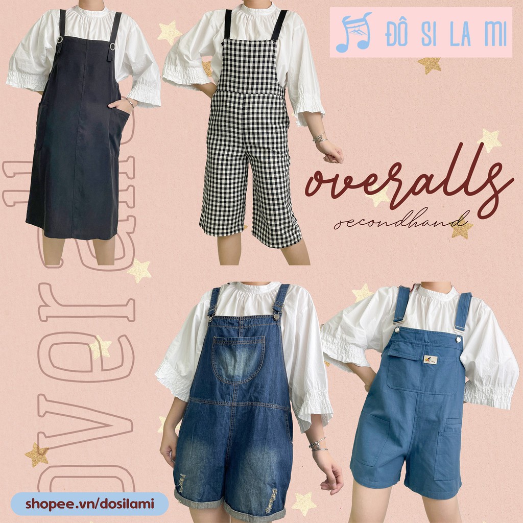 Yếm Ngắn Linen Vintage Secondhand | Nhiều Mẫu | Số Đo Ở Phần Mô Tả | Đô Si La Mi |