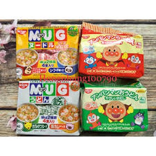 Mì Mug màu vàng/ xanh Nhật Bản cho bé từ 1 tuổi 96g date T2-3/2021