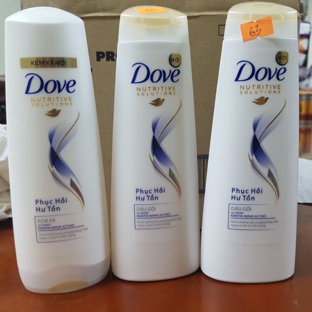 Dầu gội dầu xả dove 330ml