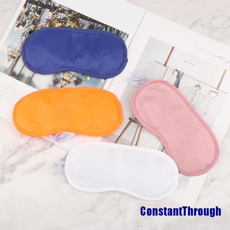 Miếng bịt mắt ngủ bằng sợi polyester đơn giản thoải mái tiện dụng