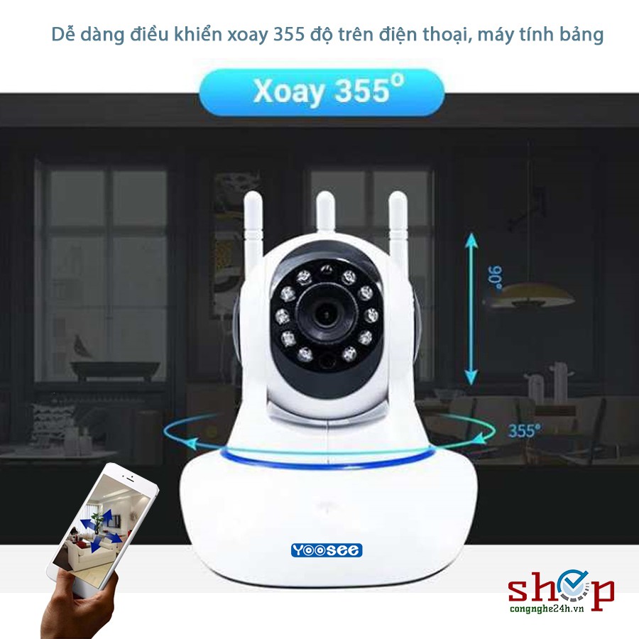 CAMERA YOOSEE CHÍNH HÃNG - ĐỘ PHÂN GIẢI HD CỰC NÉT KÈM THẺ NHỚ 16GB 32GB 64GB | BigBuy360 - bigbuy360.vn