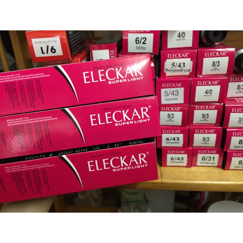 kem nhuộm eleckar full màu