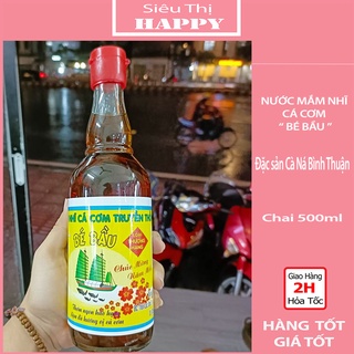 Chai 500ml - nước mắm nhỉ cá cơm bé bầu đặc sản cà ná bình thuận