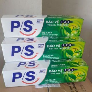 Kem đánh răng P/S( 1 )(2 )(3)vị trà xanh và bạc hà