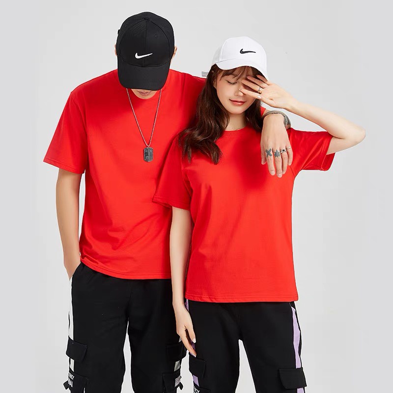 Áo thun tay lỡ, áo phong thể thao nhiều màu phong cách Unisex vải thấm hút mồ hôi tốt