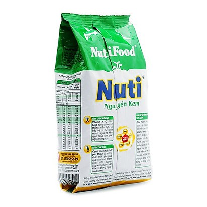 [HSD T11-2022] Sữa Bột Nguyên Kem Nutifood (túi 400g)