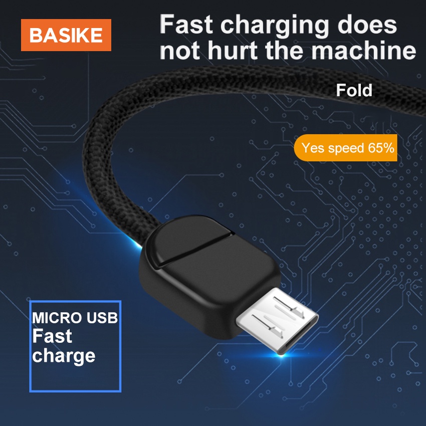 Cáp sạc truyền dữ liệu BASIKE-CT103 cho dòng Android tiện dụng