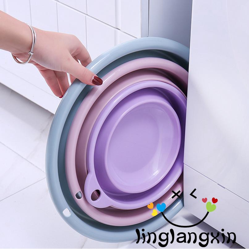 Thau nhựa silicon có thể xếp gọn tiện dụng