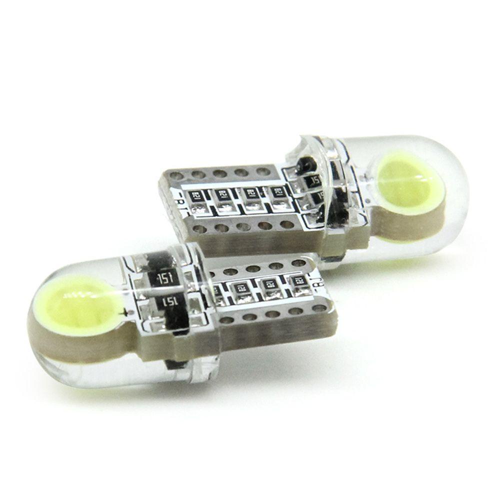 Set 4 Đèn LED COB Siêu Sáng Ánh Sáng Trắng Dành Cho Ô Tô