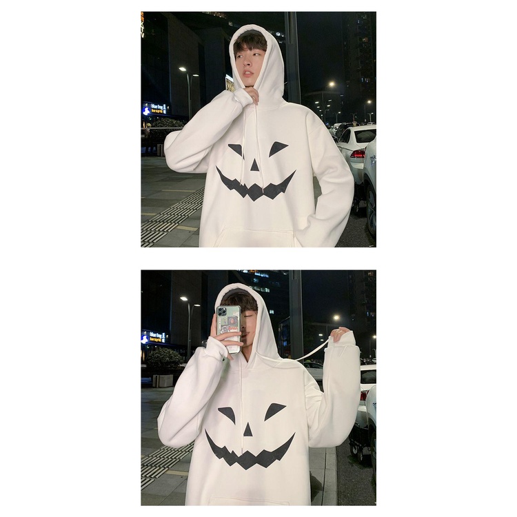 Áo hoodie tay dài có mũ phong cách thời trang Hàn M-5Xl