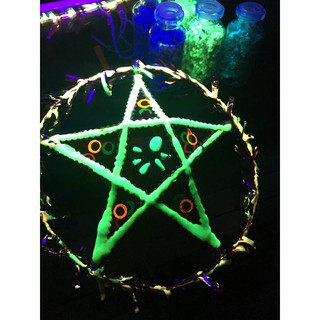 5 lọ sơn dạ quang màu xanh lá