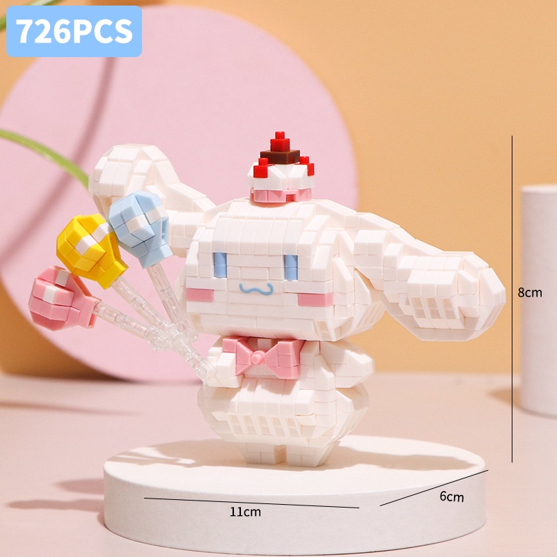 Đồ Chơi Lắp Ráp Bong Bóng Chú Chó Cinnamon Phong Cách ins Cỡ Nhỏ