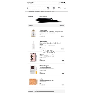 (BILL SEPHORA) The Ordinary 7% Glycolic Toning Solution nước cân bằng da